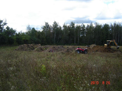 hugelkultur raised garden beds rows